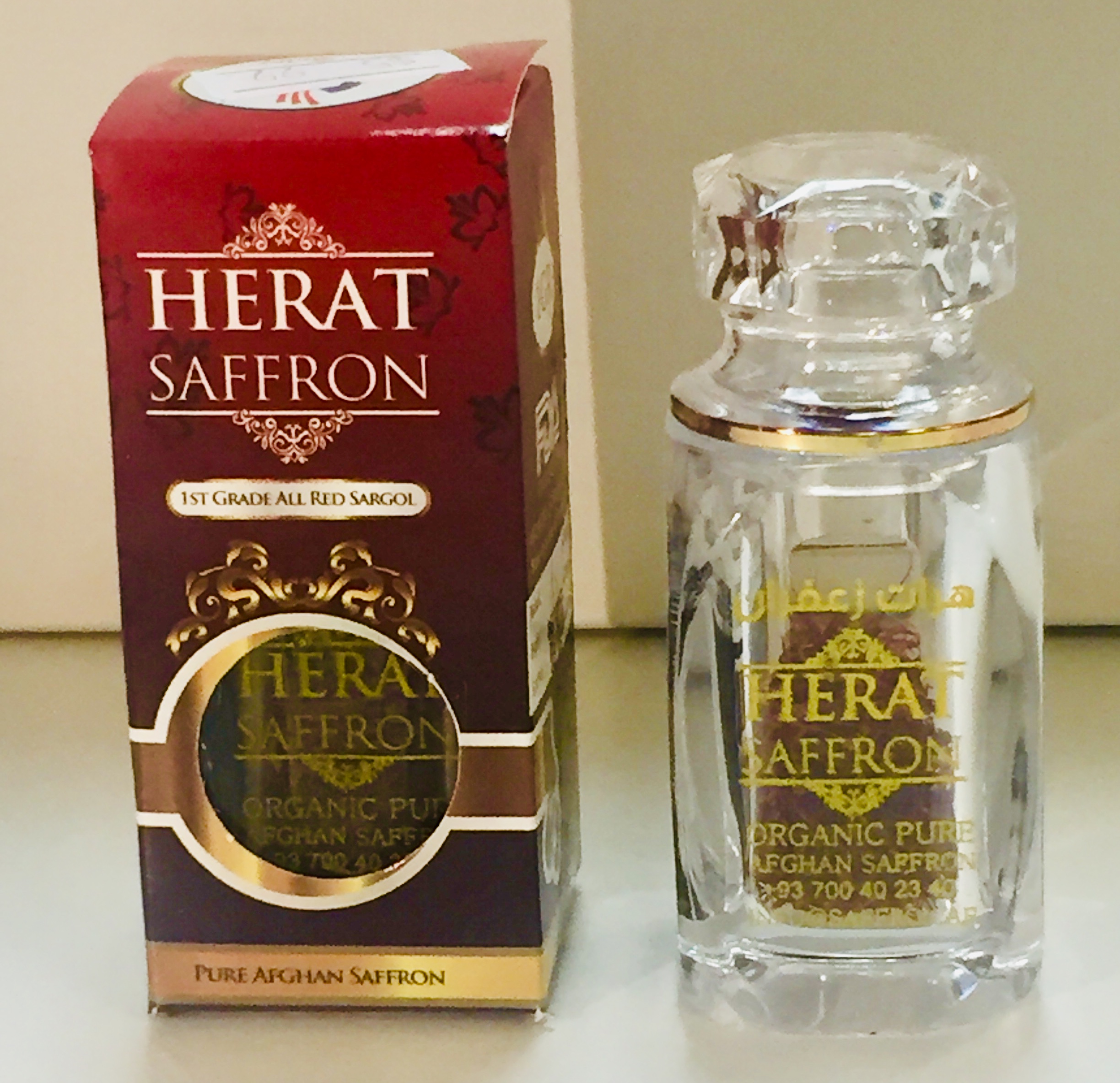 Herat Saffron - Organic Pure Afghan Saffron -  Afghanistan - 1g