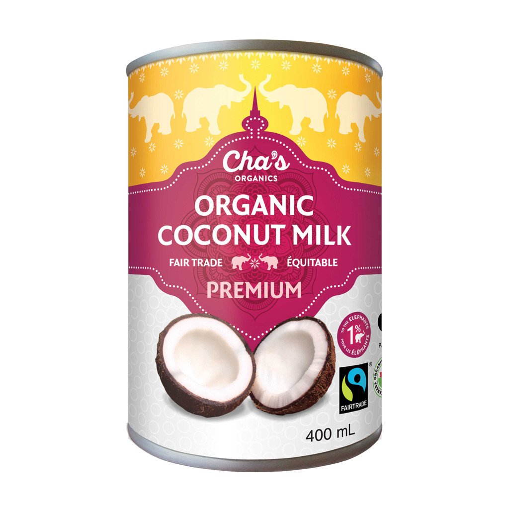 Cha's Organics Premium Coconut Milk (case of 12 x 400 mL)