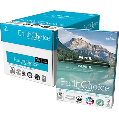 EarthChoice FSC-Certified Copy Paper - 92 bright, 20 lb., 8-1/2"x11", 5000 sheets/case