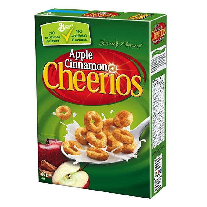 Cheerios™ Apple Cinnamon Cereal - case of 14X500 gm