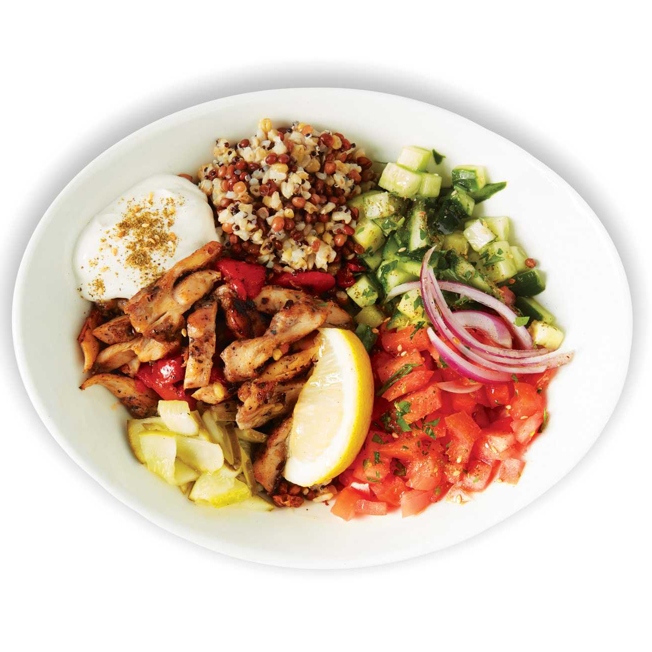 Moroccan-Spiced Chicken & Grain Bowl