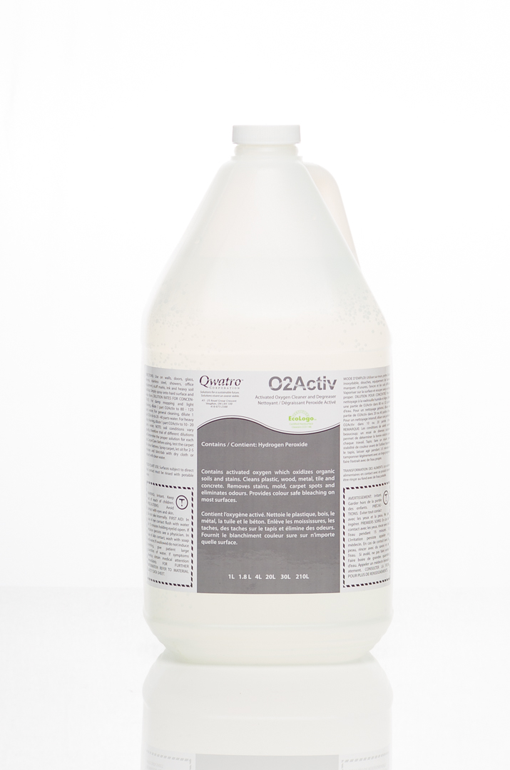 O2Activ Activated Oxygen Cleaner and Degreaser - 4x4 litre