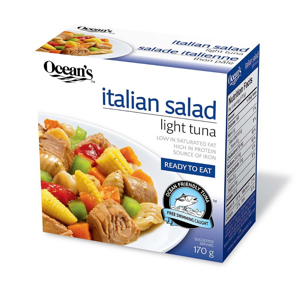 Ocean's Italian Tuna Salad - 12x170g (24 cases minimum)