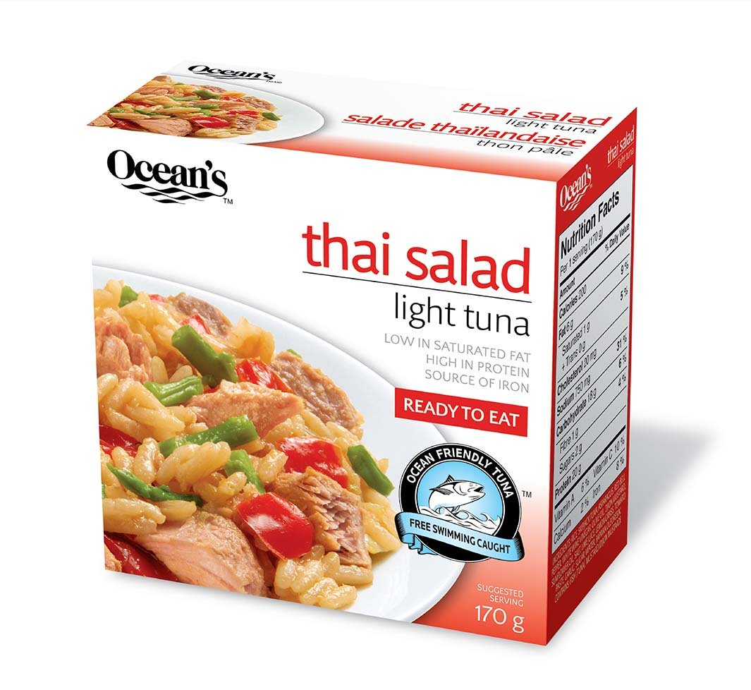 Ocean's Thai Light Tuna Salad - 12x170g (24 cases minimum)