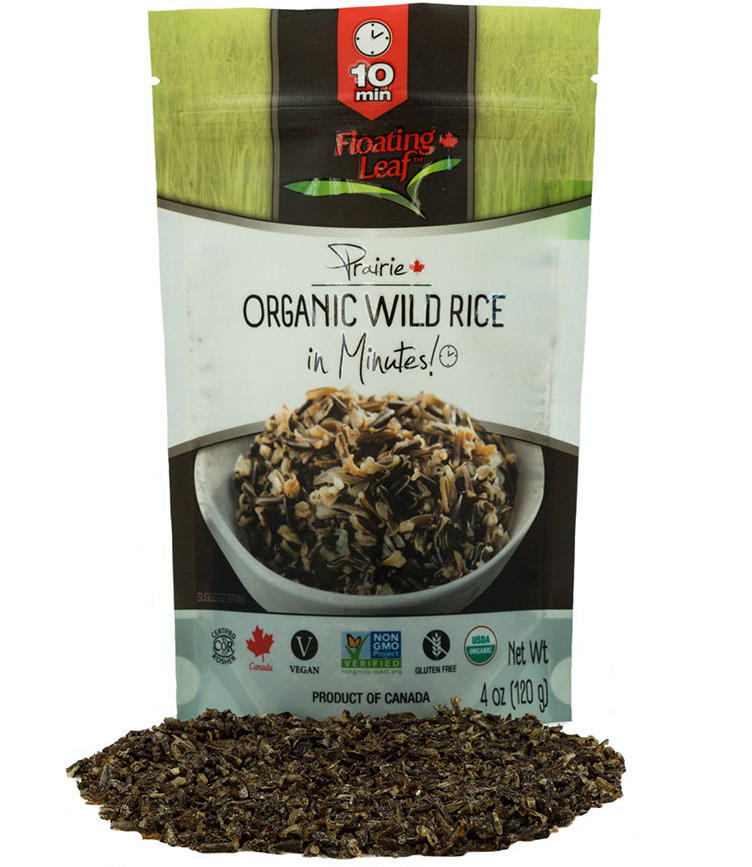 Floating Leaf Organic Wild Rice in Minutes, 2x1kg