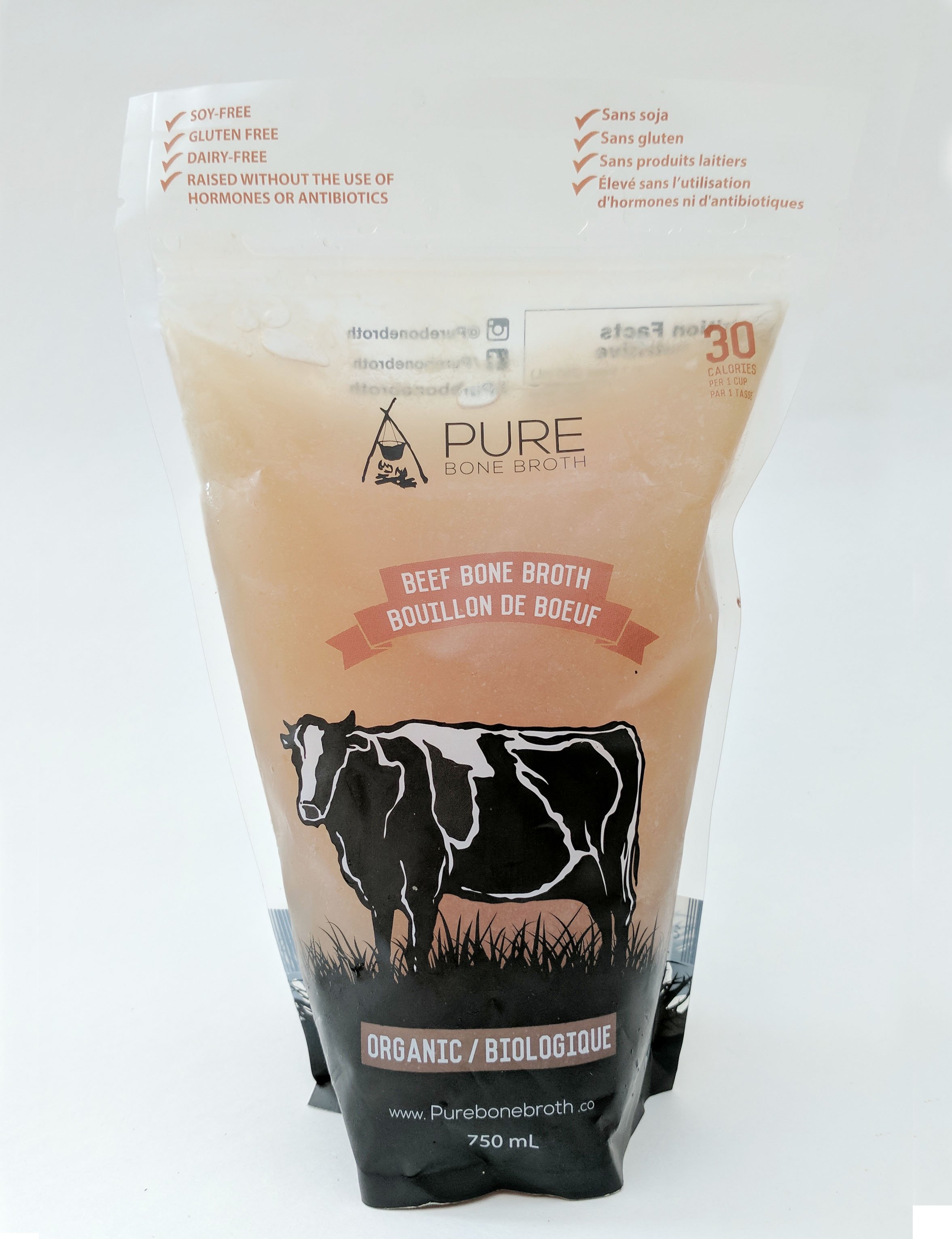 Pure Beef Bone Broth (12x750ml)