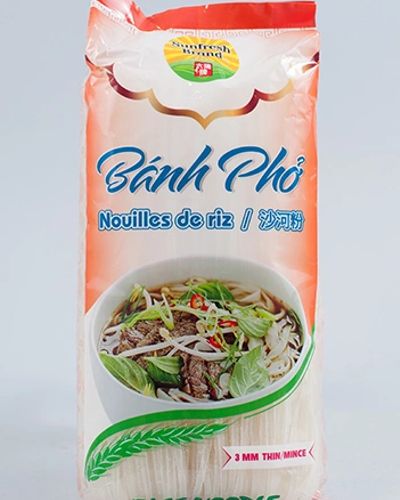 Sunfresh Rice Noodles (Bánh phở), 34x400g