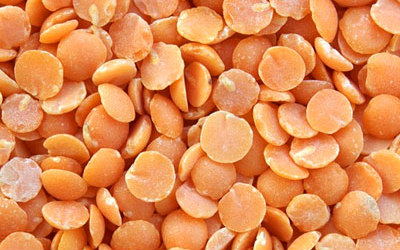 Split Red Lentils - 25 lb