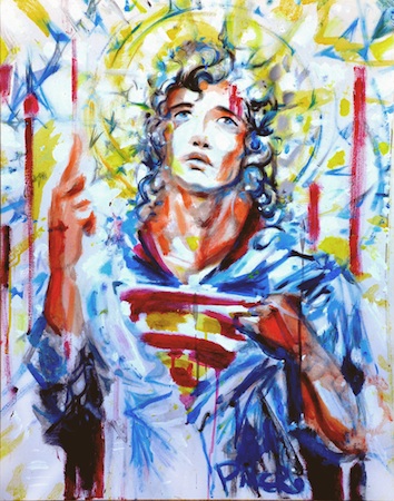 Superman Jesus (Original Painting)