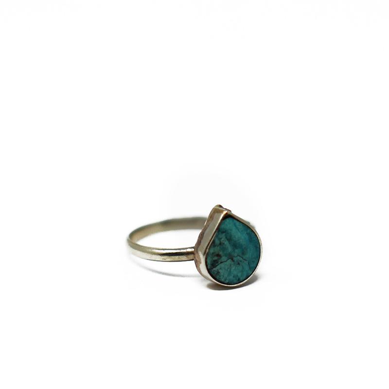 Boho Chrysocolla Ring