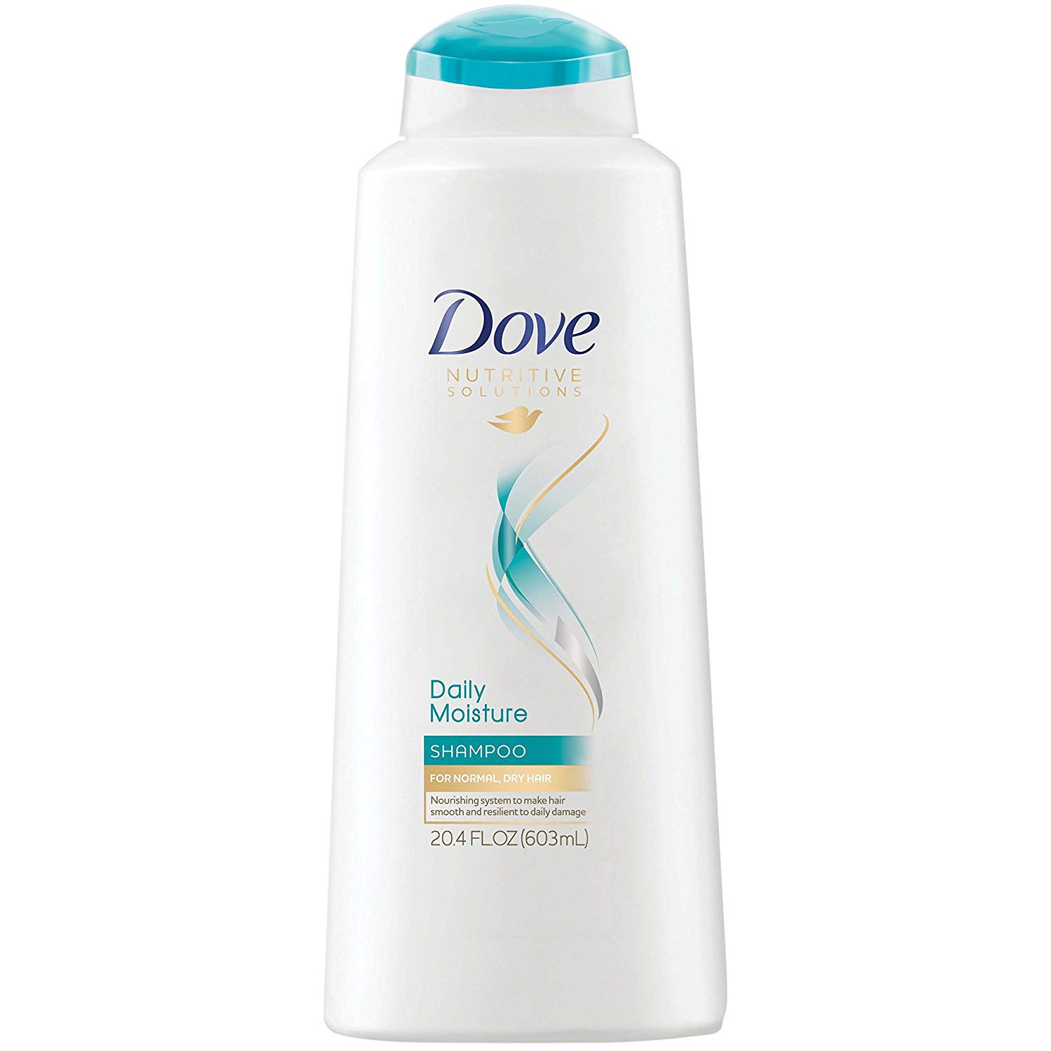 Dove Nutritive Solutions Shampoo, Daily Moisture for Normal, Dry Hair 12 oz (Pack of 6)