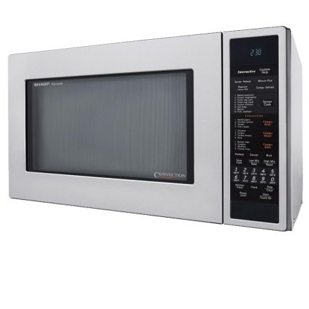 Sharp R930CS Carousel Countertop Convection + Microwave Oven 1.5 cu. ft. 900W Stainless Steel