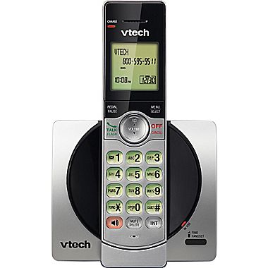 Vtech 6.0 Cordless Spk. Phone Caller Id Red / Silver