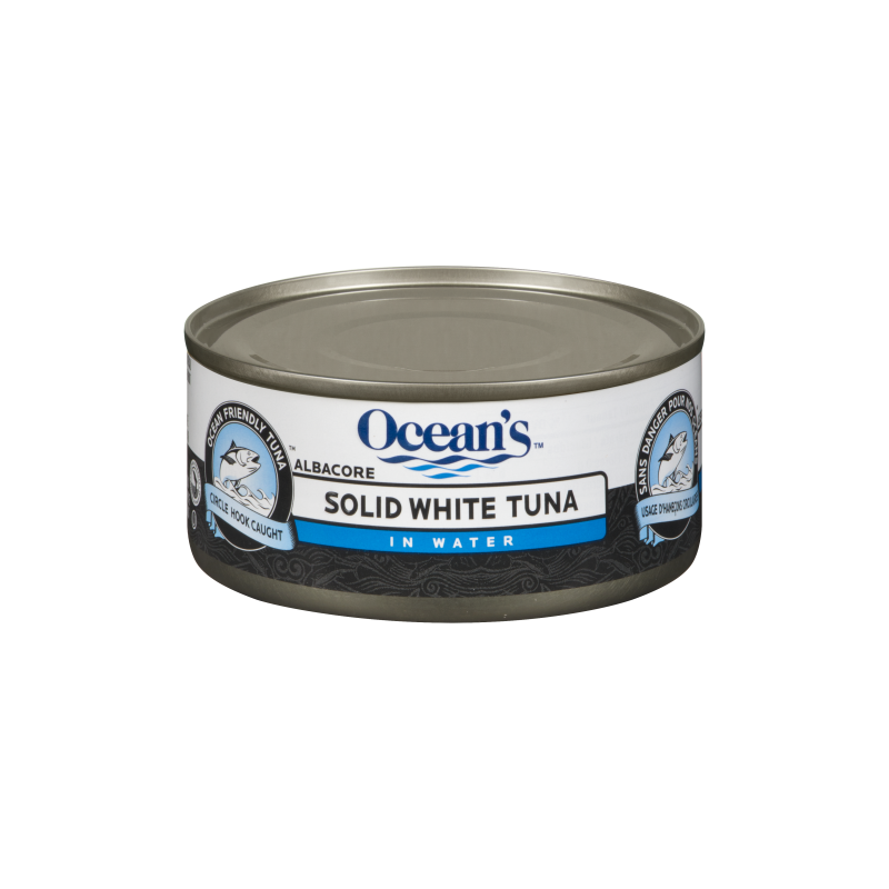 Ocean's Solid Albacore Tuna in Water - 24x170g (24 cases minimum)