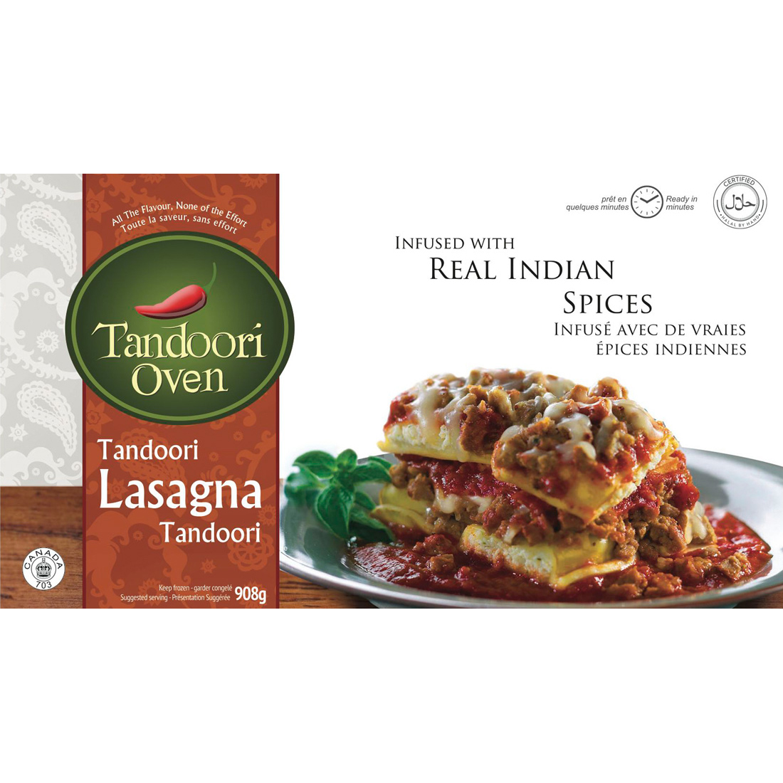 Tandoori Oven - Tandoori Lasagna (case of 12)